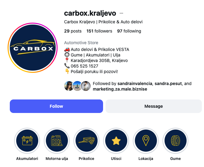 CarBox — Kompletna strategija nastupa na mrežama